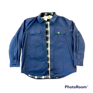 Men’s L.L. Bean large flannel lined button-down